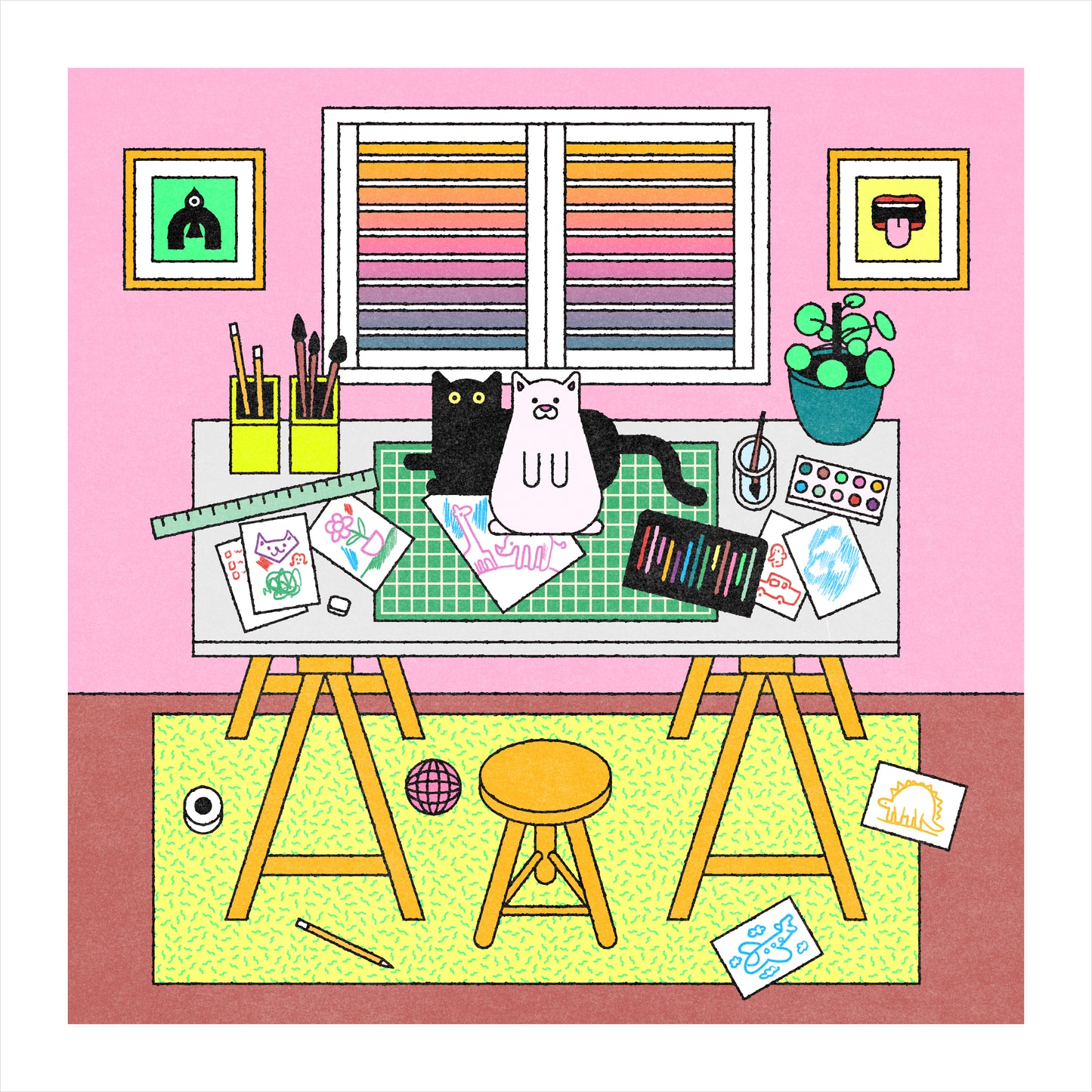 Drawing desk